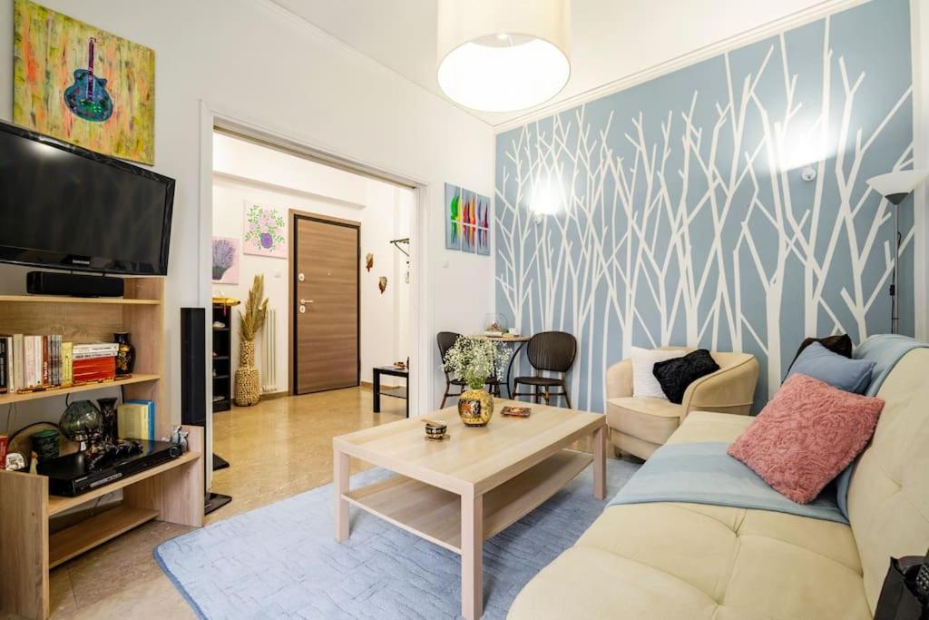 Athens Paradise Cozy 53 Sqm Apartament Near To Metro Eksteriør bilde