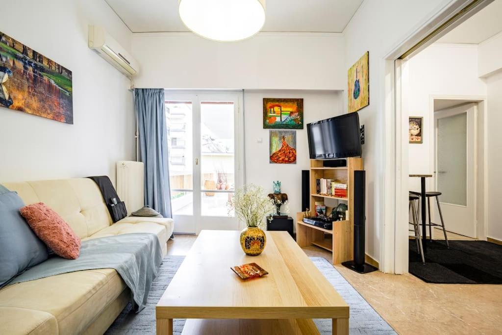Athens Paradise Cozy 53 Sqm Apartament Near To Metro Eksteriør bilde
