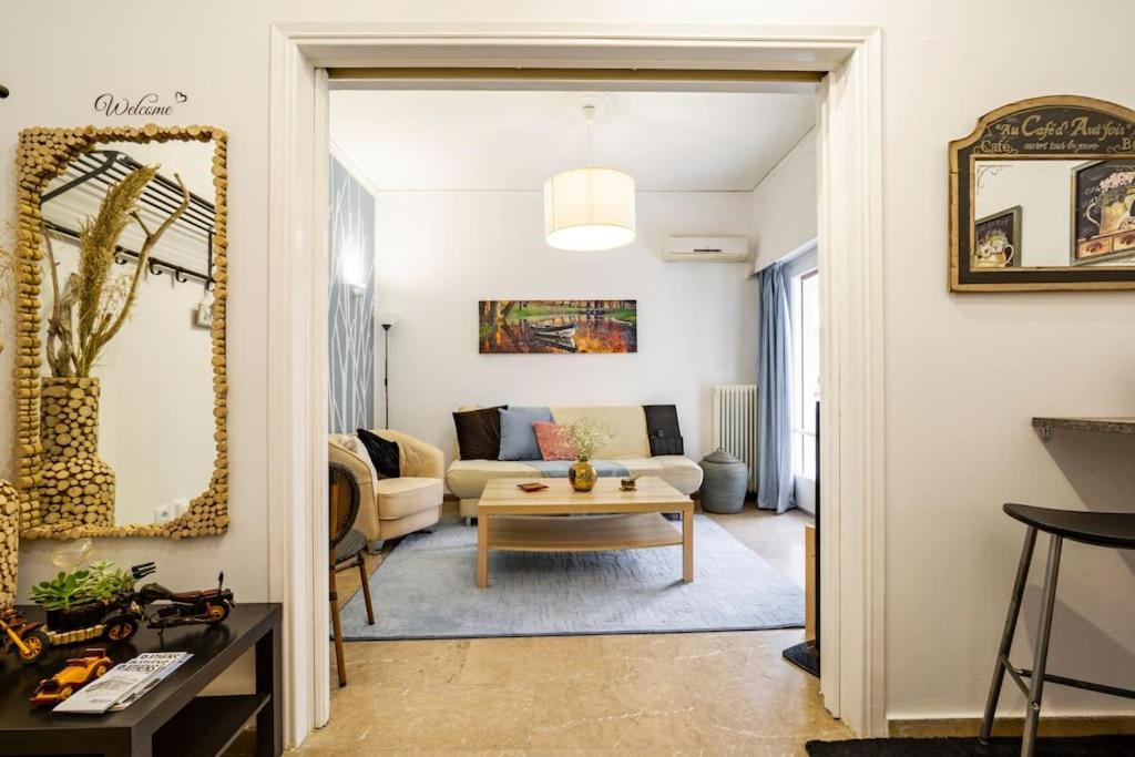 Athens Paradise Cozy 53 Sqm Apartament Near To Metro Eksteriør bilde