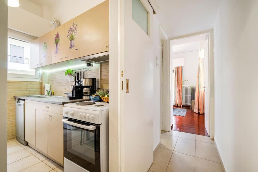 Athens Paradise Cozy 53 Sqm Apartament Near To Metro Eksteriør bilde