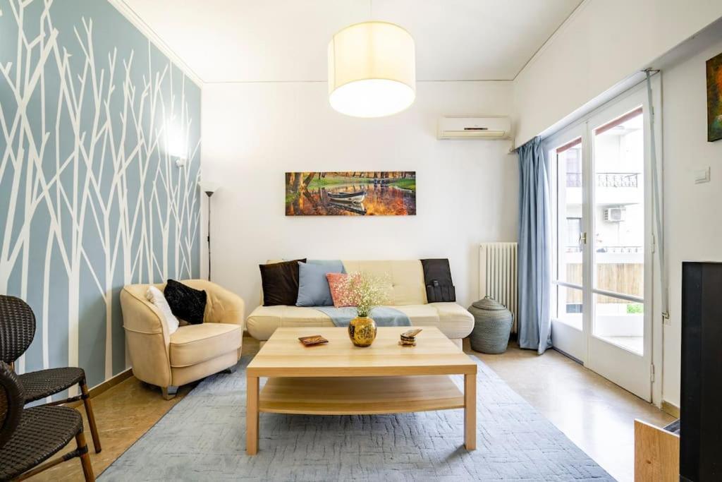 Athens Paradise Cozy 53 Sqm Apartament Near To Metro Eksteriør bilde